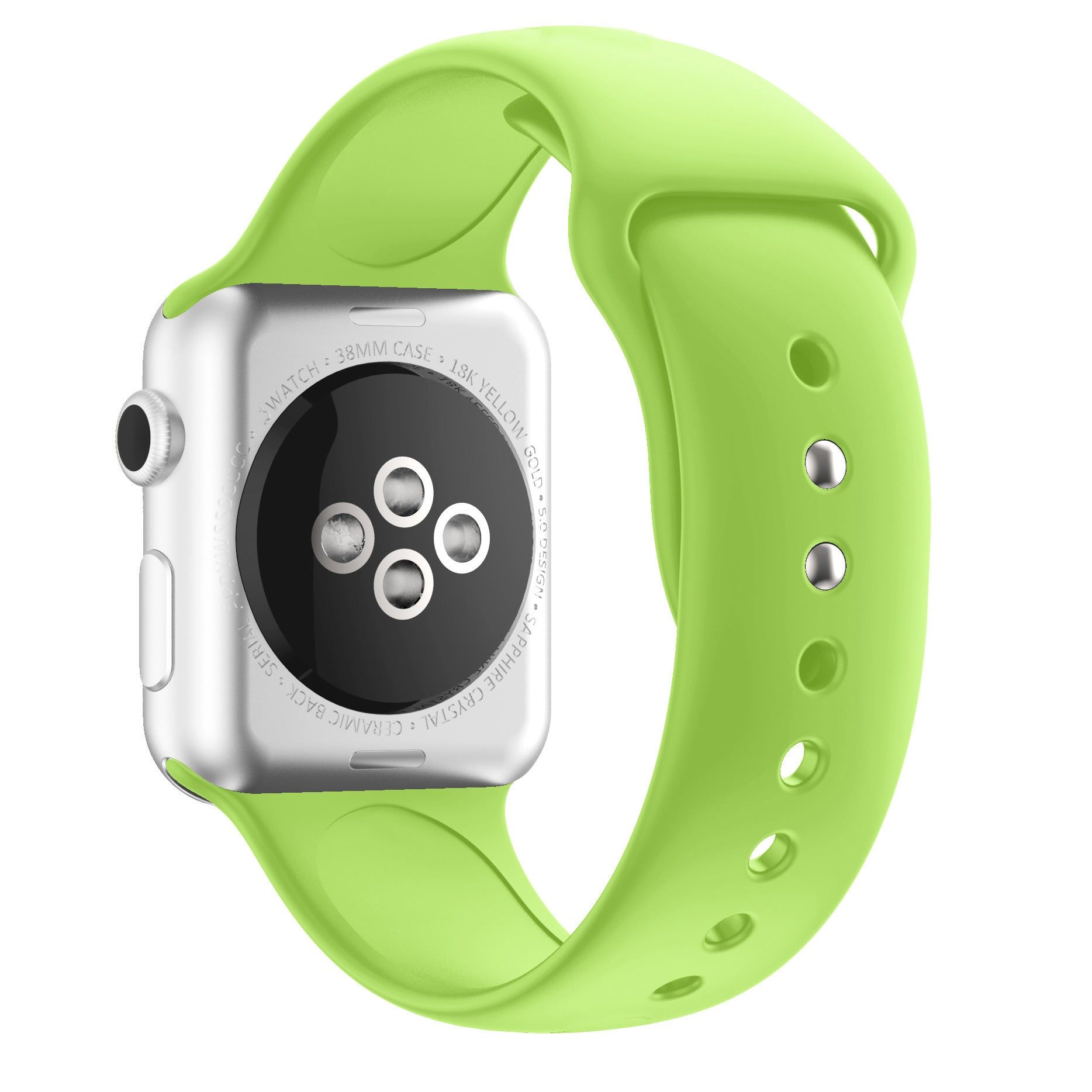 Silicone Watch Strap with Double Pin Buckle