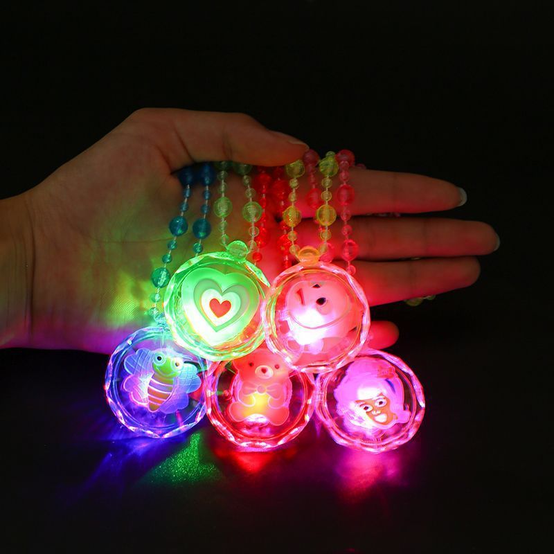 Children’s Luminous Necklace | Transparent Colorful Kids Jewelry Gift